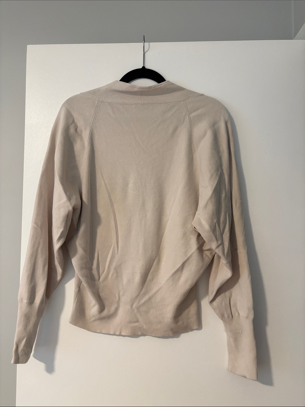 Aritzia Babaton Light Cream V-Neck Button-Front Cardigan - Picture 2 of 7